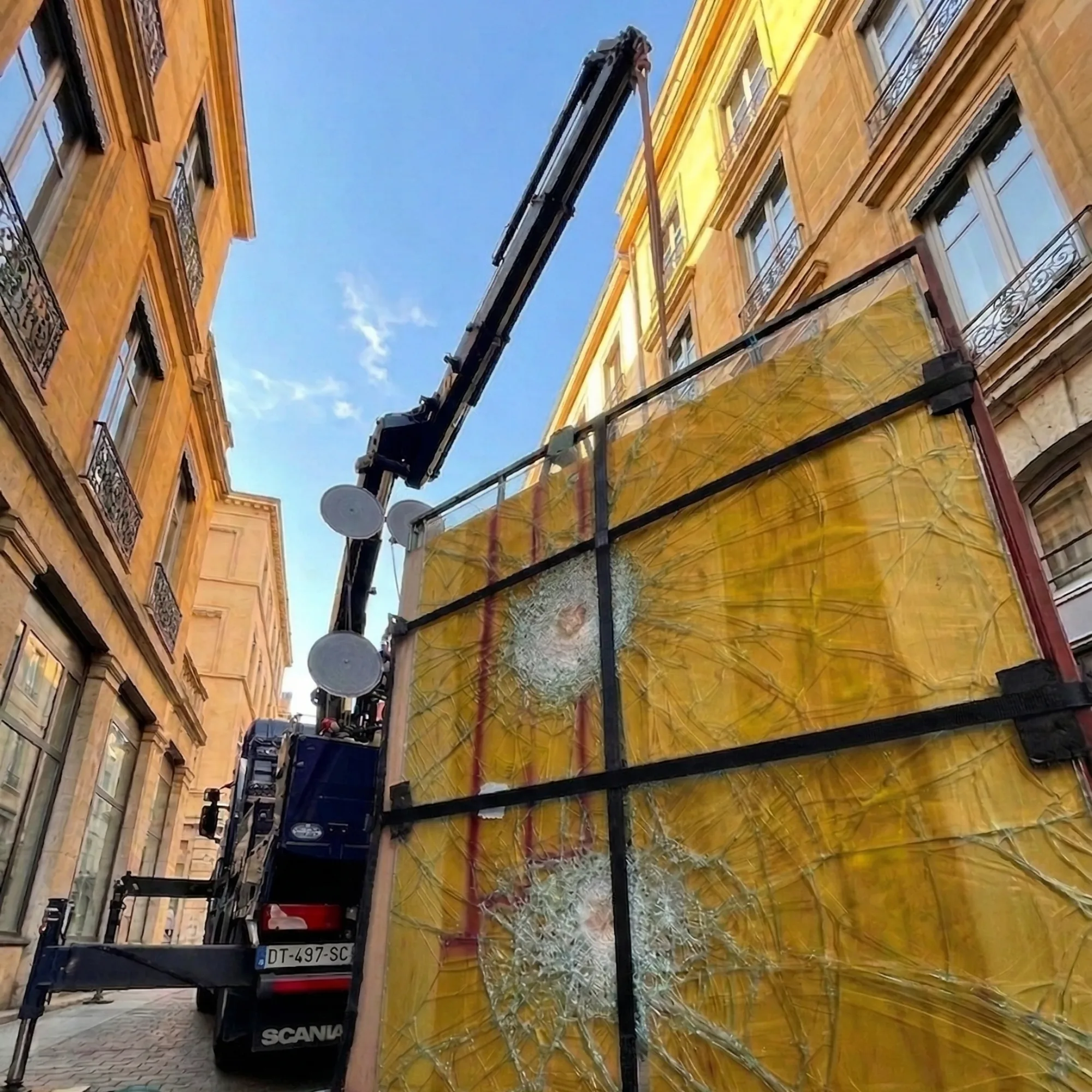Paroi douche italienne verre trempé Créteil sur mesure